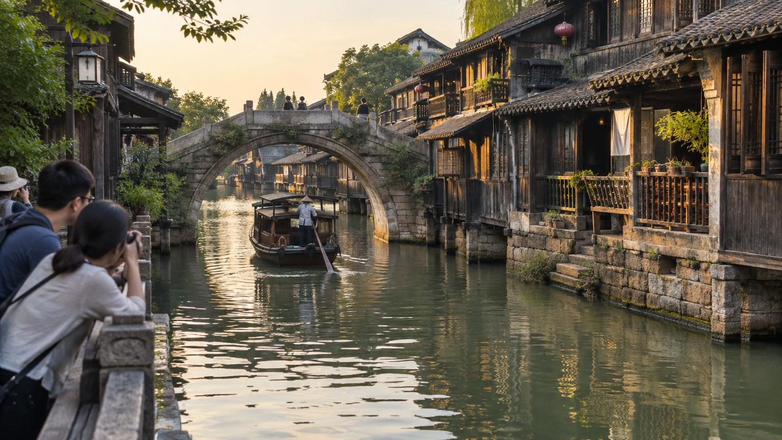 Il y a 1 400 ans, Wuzhen n'était que de l'eau et de la boue : aujourd'hui on l'appelle la Venise de la Chine