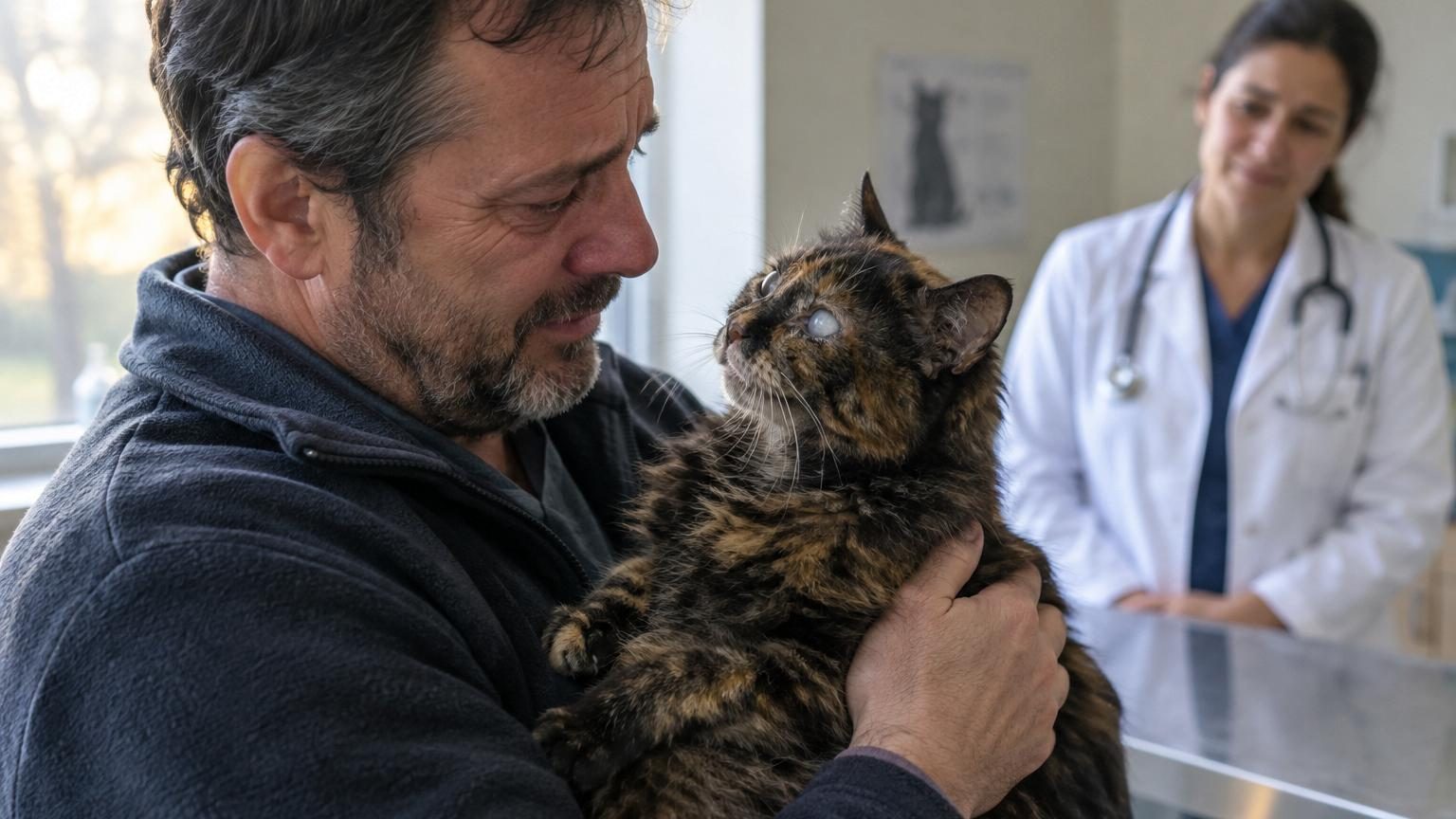 Ils confient leur chatte de 19 ans au vétérinaire pour l'euthanasier : dix-huit mois plus tard, ils découvrent qu'Annie est toujours en vie