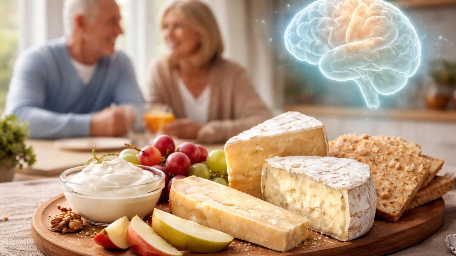 Plateau de fromages variés aux textures différentes et fragments de fromage au lait entier disposés sur une surface claire.