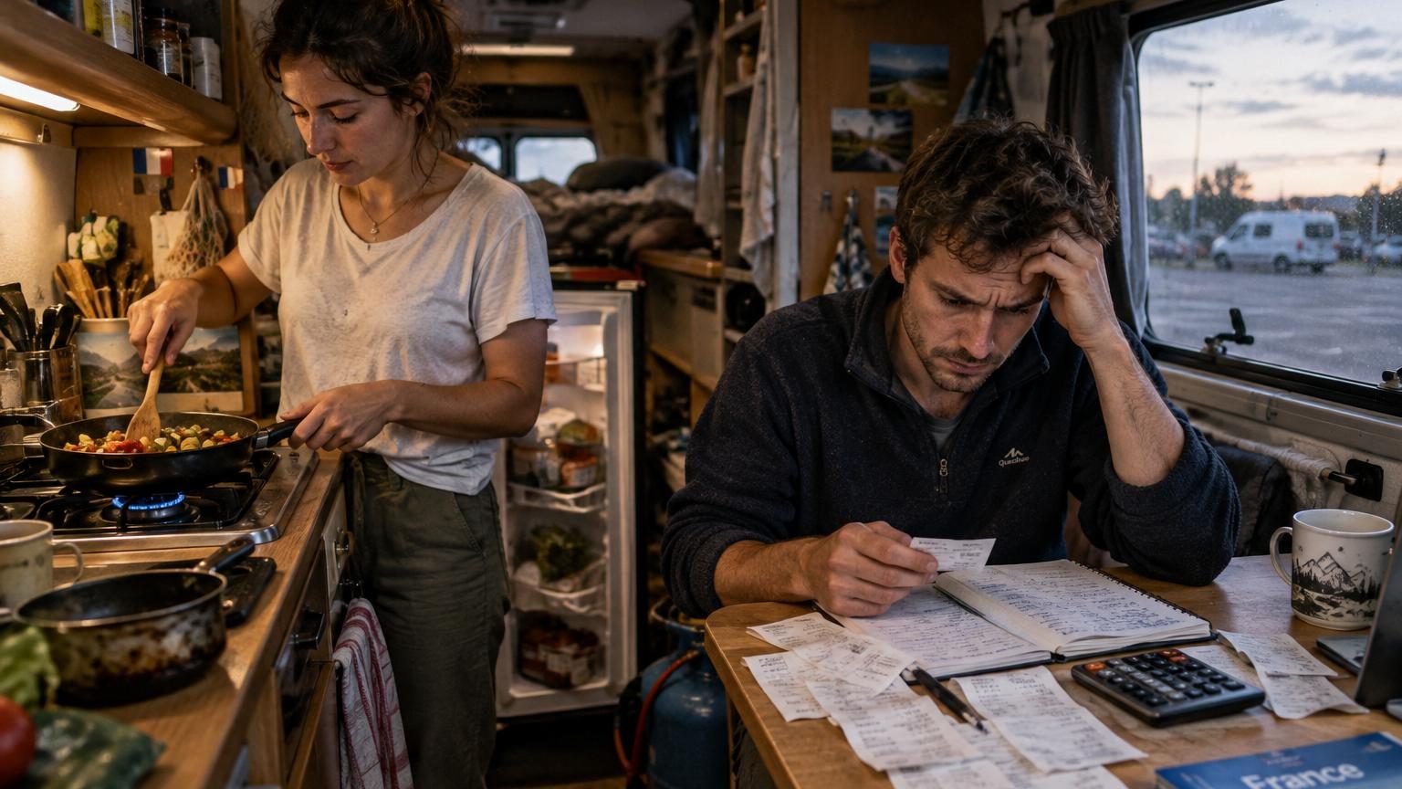 Cuisiner tous les repas dans le camping-car pour économiser : après 9 mois, leur budget raconte une tout autre histoirer camping-car : après 9 mois, leur budget raconte une autre histoire