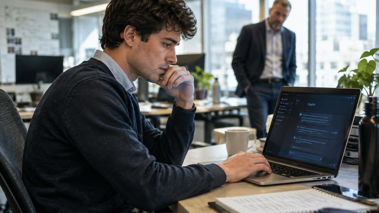 Intelligence artificielle au bureau : la moitié des 20-28 ans interrogent ChatGPT avant de poser une question à leur manager