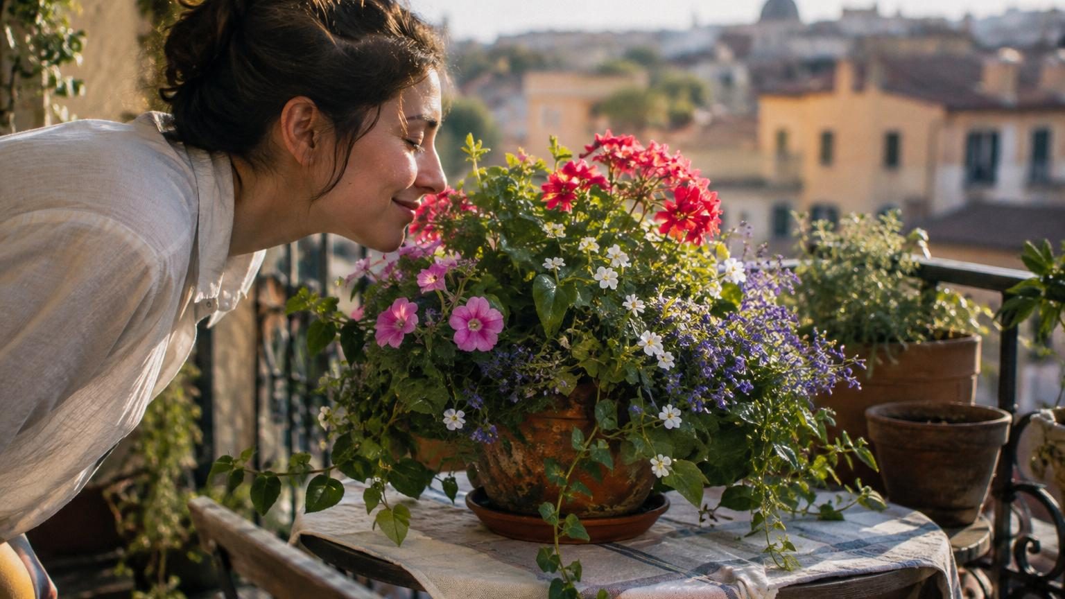 Inutile d'aligner dix pots sur le balcon : cette seule fleur en pot suffit à tout parfumer cet été