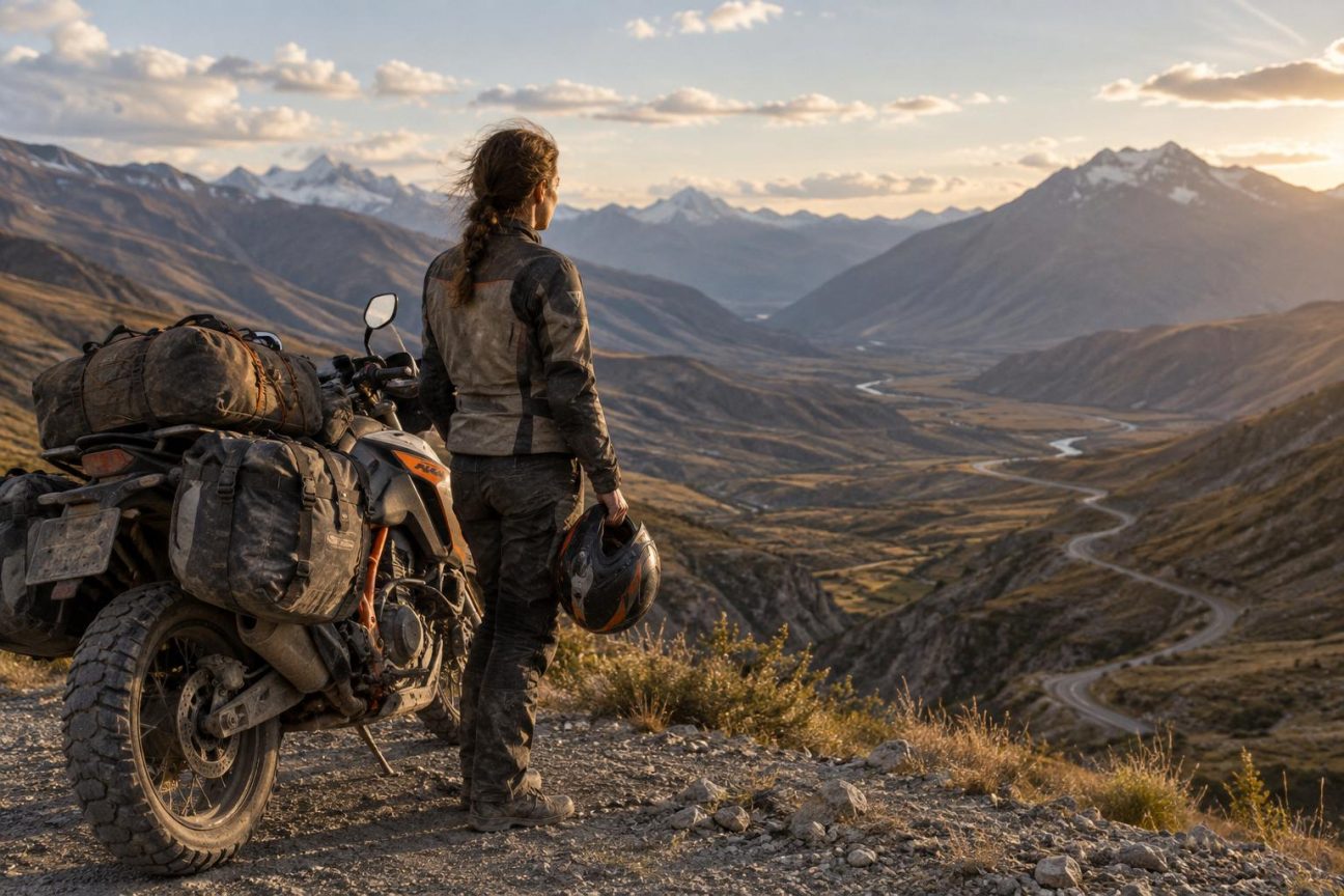 « J'ai dépensé tout ce que j'avais » : après une période très difficile, Monica part seule faire le tour du monde à moto pendant 21 mois