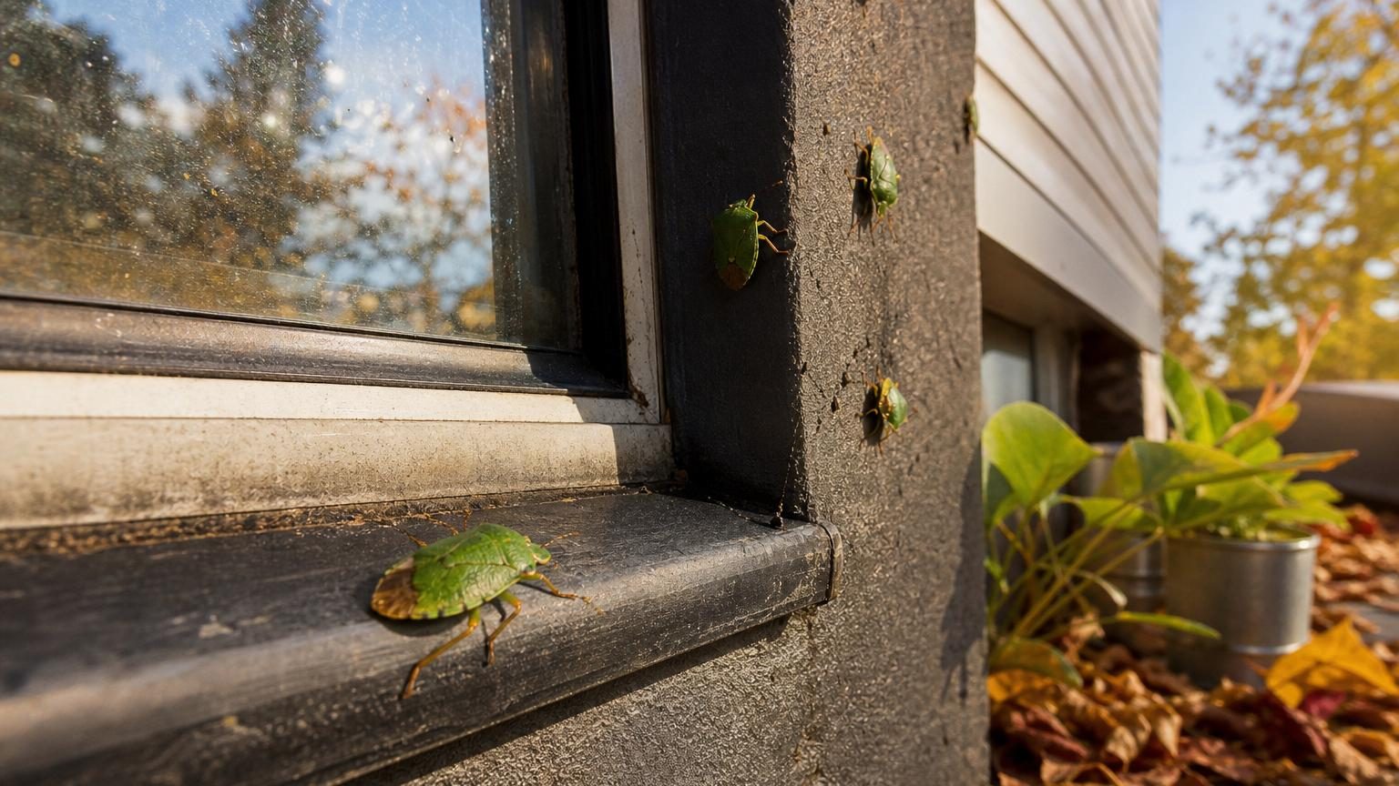 J’ai laissé les punaises vertes sur mes fenêtres pendant sept jours : ce détail révèle pourquoi elles reviennent
