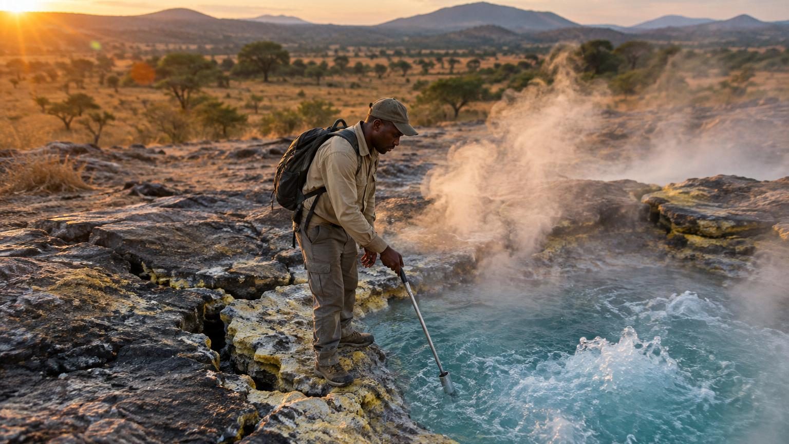 La croûte terrestre s'est fissurée et des fluides du manteau remontent : une nouvelle plaque tectonique se forme sous le sud de l'Afrique