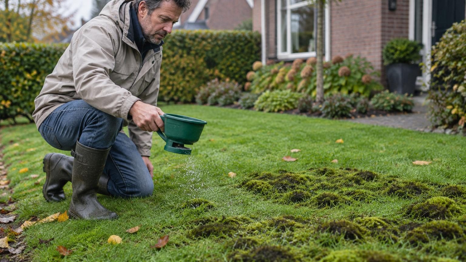 La mousse envahit la pelouse dès les pluies d'automne : la technique hollandaise qui l'élimine avant même qu'elle n'apparaisse