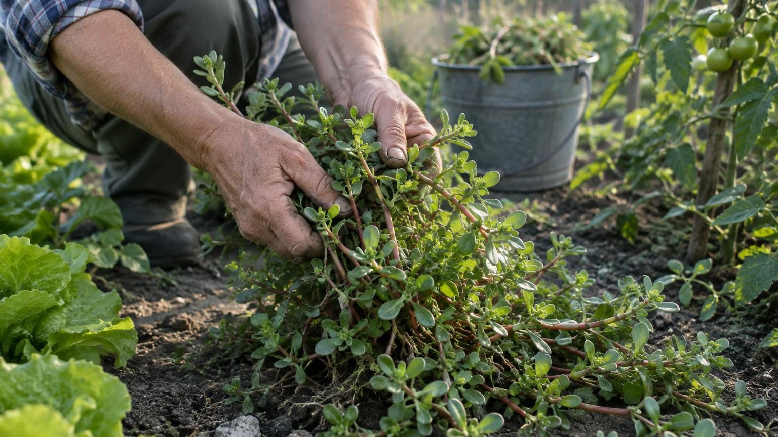 La plupart l'arrachent du potager comme une mauvaise herbe : le pourpier contient plus d'oméga-3 que tous les autres légumes-feuilles