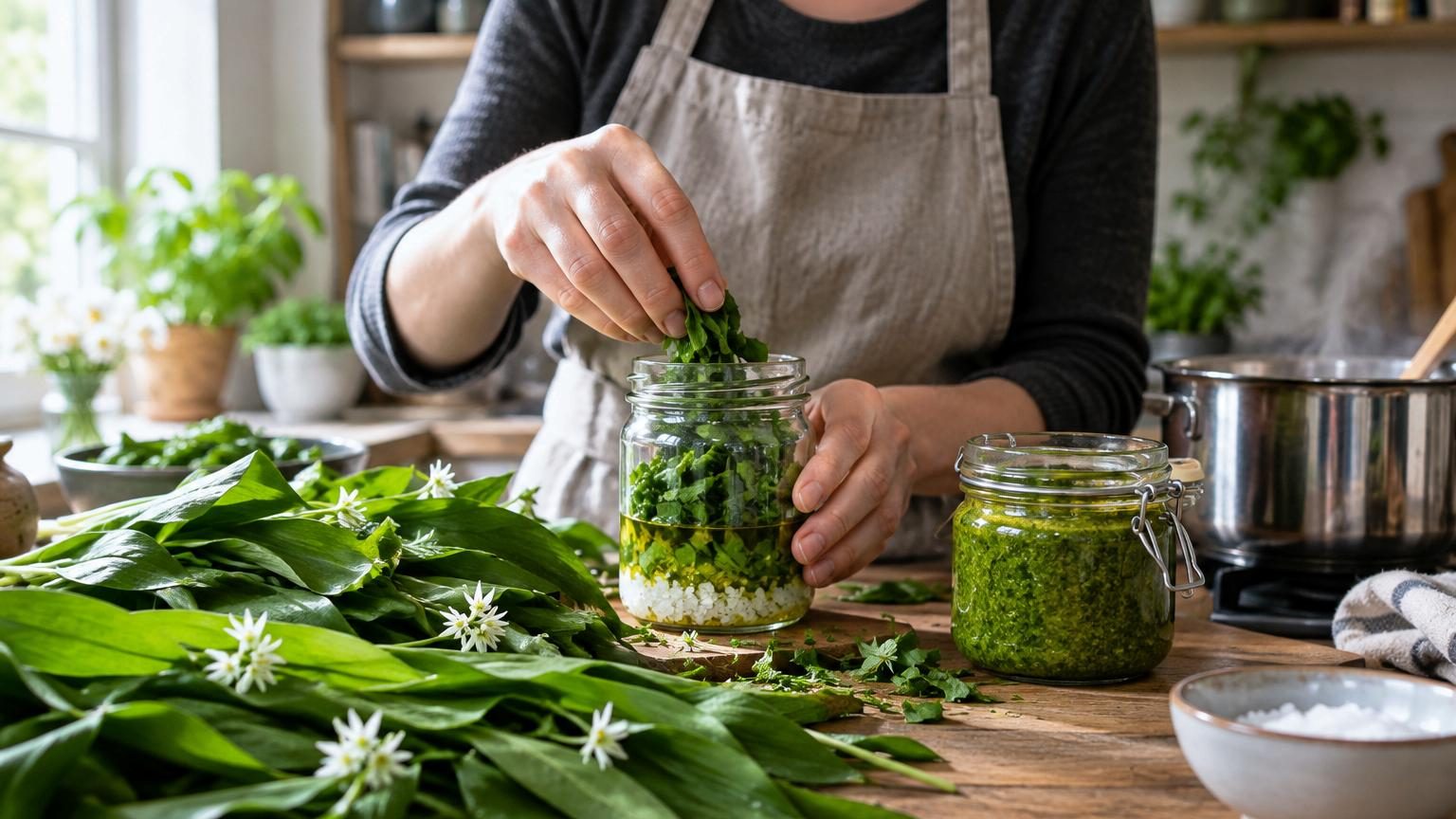 L'ail des ours ne se récolte que quelques semaines au printemps : la recette toute simple pour le conserver et en profiter toute l'année