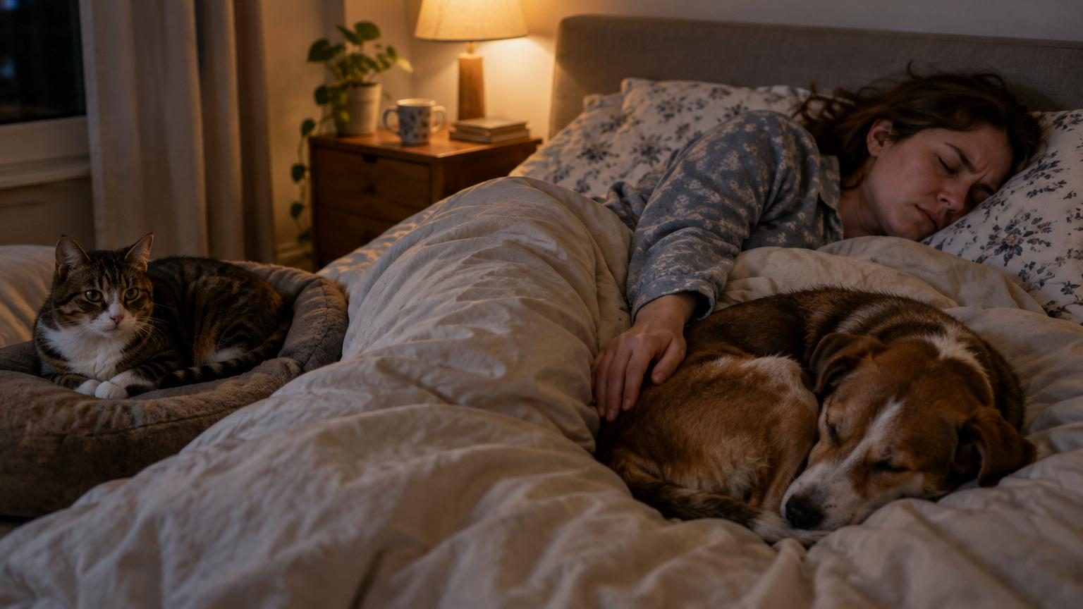 Laisser son chien ou son chat dormir dans la chambre : ce que disent les experts sur les bénéfices et les risques pour votre sommeil