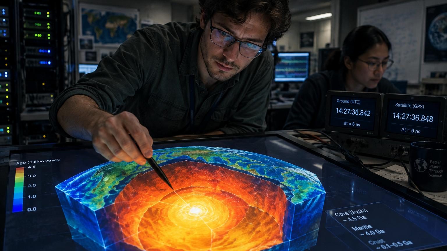 Le noyau de la Terre est plus jeune que la croûte de 2,5 ans : l'explication n'est pas géologique mais physique