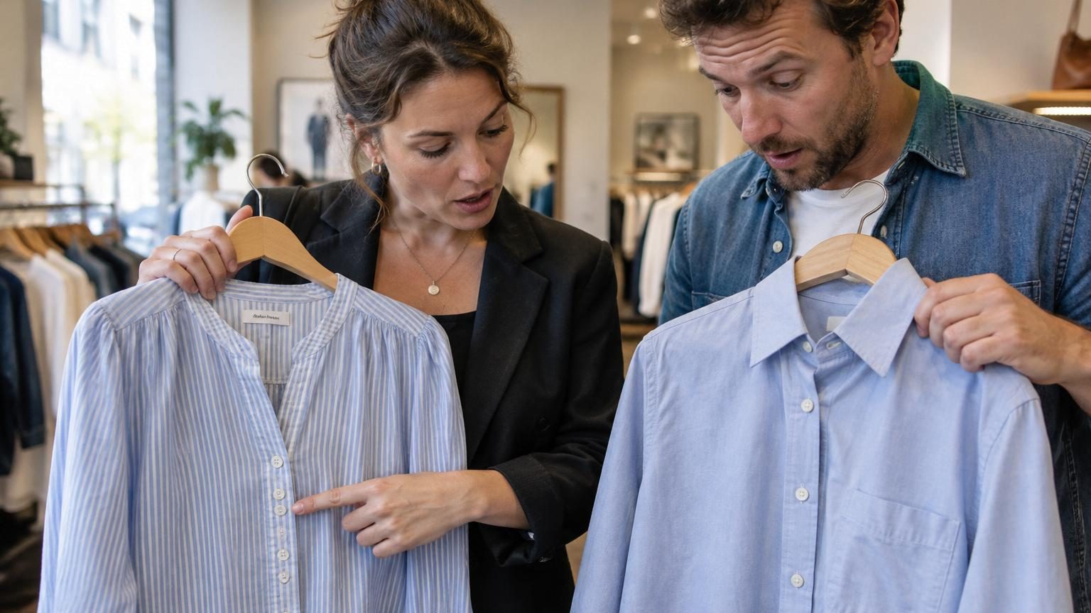 Les boutons des vêtements pour femmes sont à gauche, ceux des hommes à droite : voici d&rsquo;où vient cette règle jamais changée
