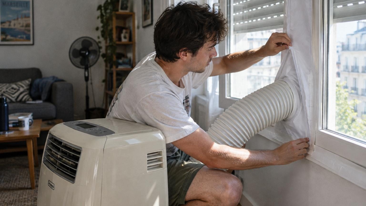 Les climatiseurs mobiles ont tous le même défaut caché : voici le geste simple qui change tout