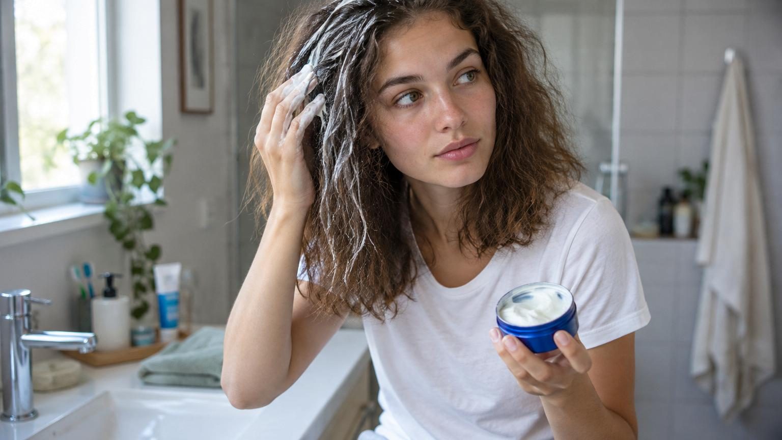 Les experts le confirment : la crème Nivea en boîte bleue s’utilise aussi en masque quand les cheveux sont très secs