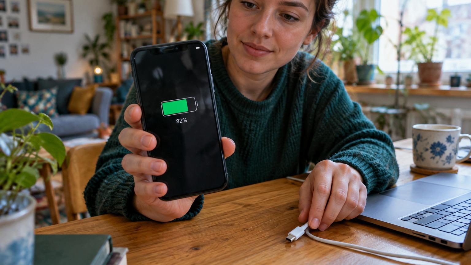 Les experts sont unanimes : limiter la charge du téléphone à 80 % sauve la batterie, après 3 ans elle sera comme neuve
