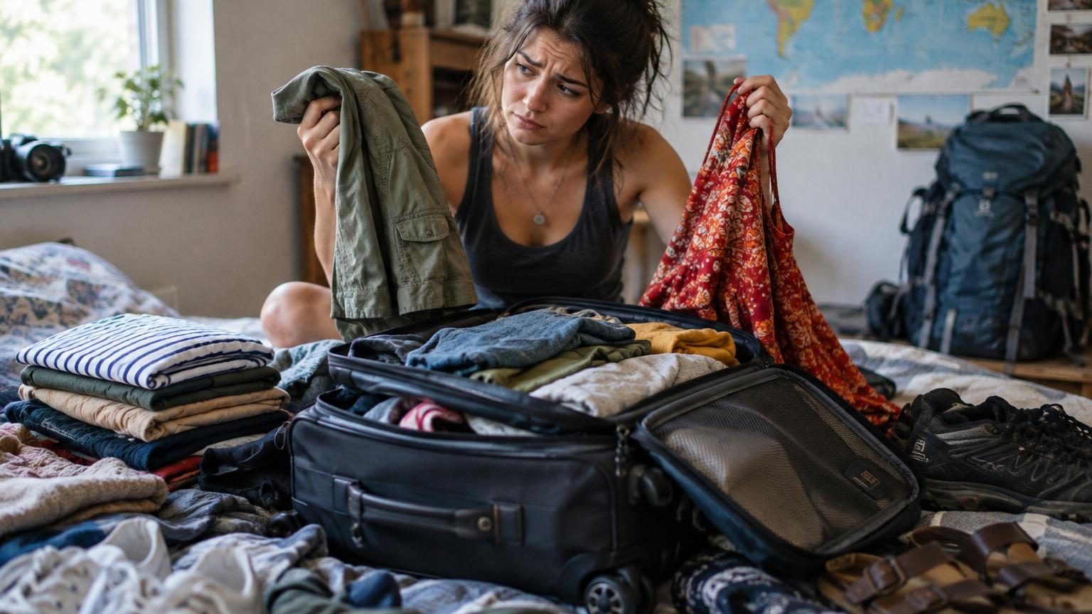 Les psychologues sont formels : les personnes qui emportent bien trop de vêtements en voyage préparent autre chose que leur valise