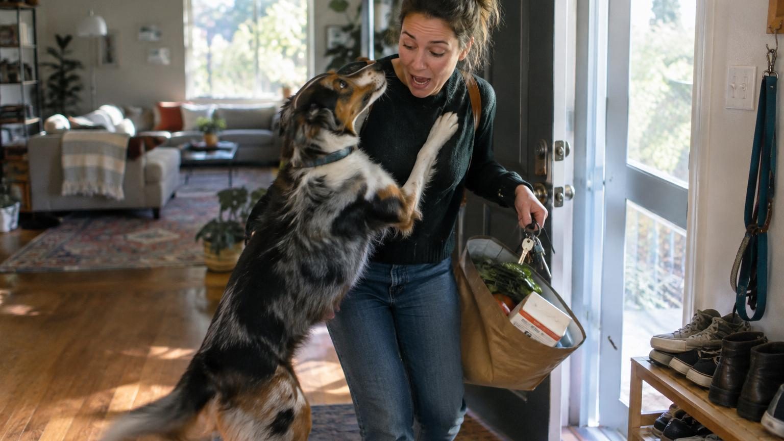 Les spécialistes en éducation canine sont unanimes : « Dire bonjour à son chien en revenant à la maison est à l'origine des mauvaises manières »