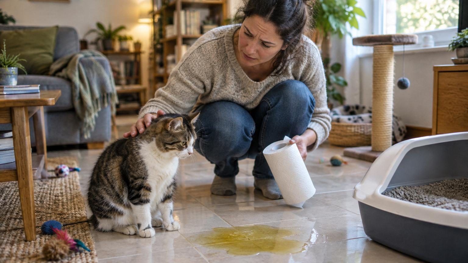 Les vétérinaires sont unanimes : si votre chat urine hors de sa litière, ce n'est ni une vengeance ni un caprice