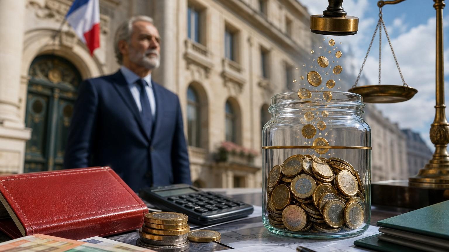 Visualisation graphique montrant un Livret A dépassant son plafond avec des intérêts s'accumulant au-delà de 22 950 euros.