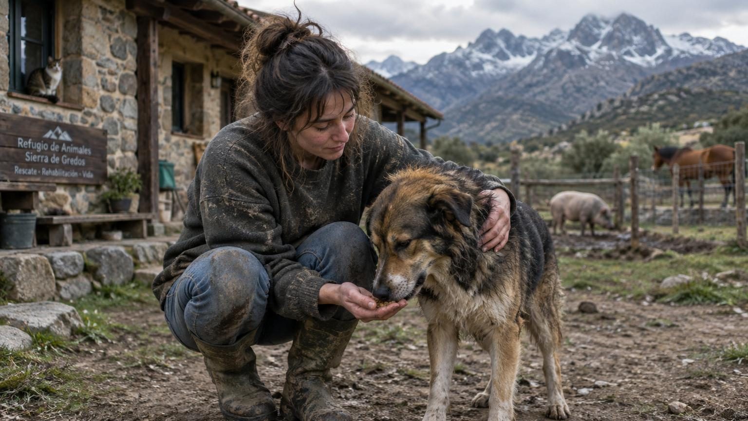 Logé gratuitement dans un refuge en pleine montagne : la contrepartie tient en 24 heures par semaine auprès d'animaux abandonnés