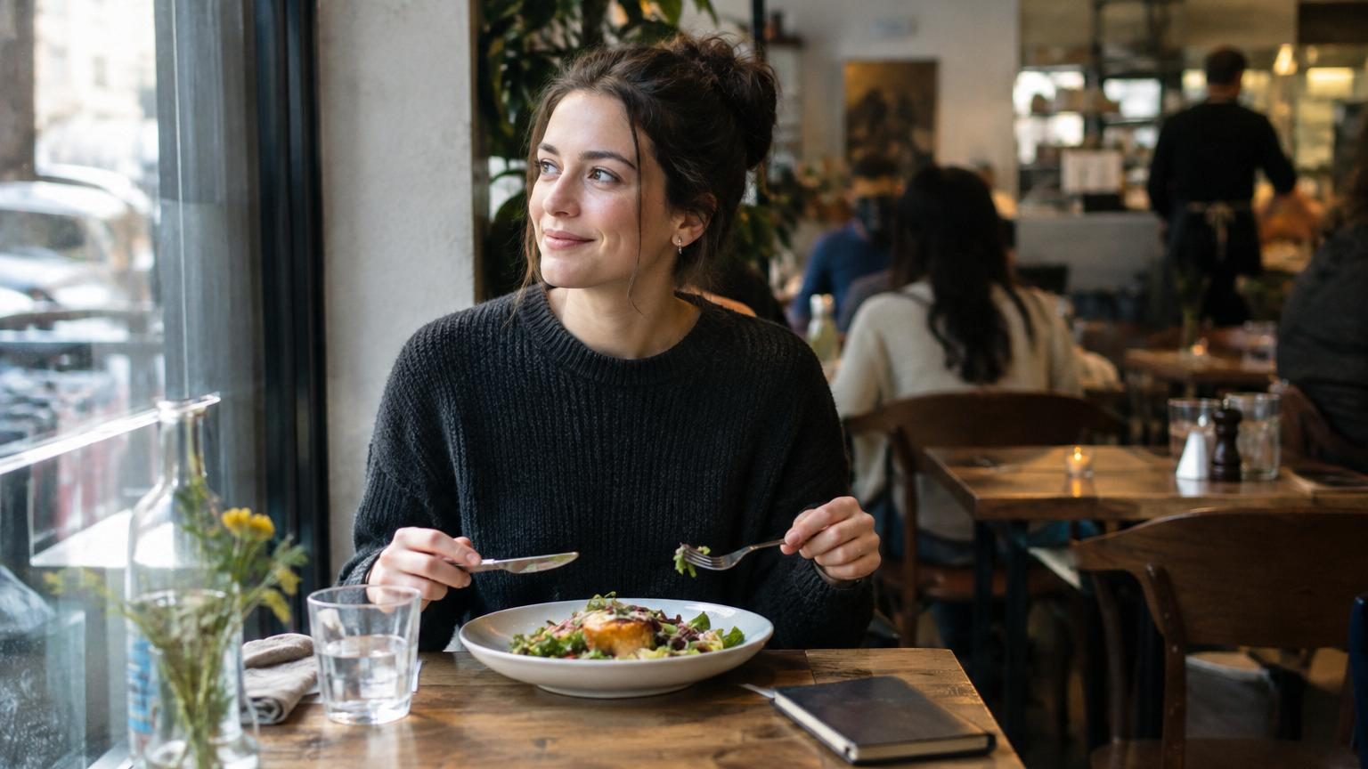 Manger seul au restaurant ou chez soi : selon la psychologie, ce n'est pas un signe de solitude mais une pause sans exigences sociales