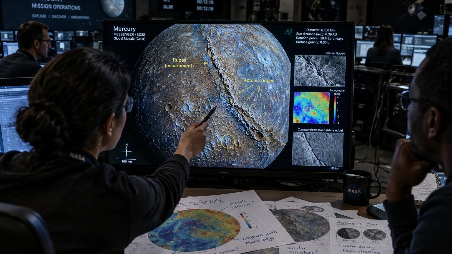 Mercure a perdu près de 20 km de diamètre depuis sa formation : des données oubliées de la NASA livrent enfin l'explication