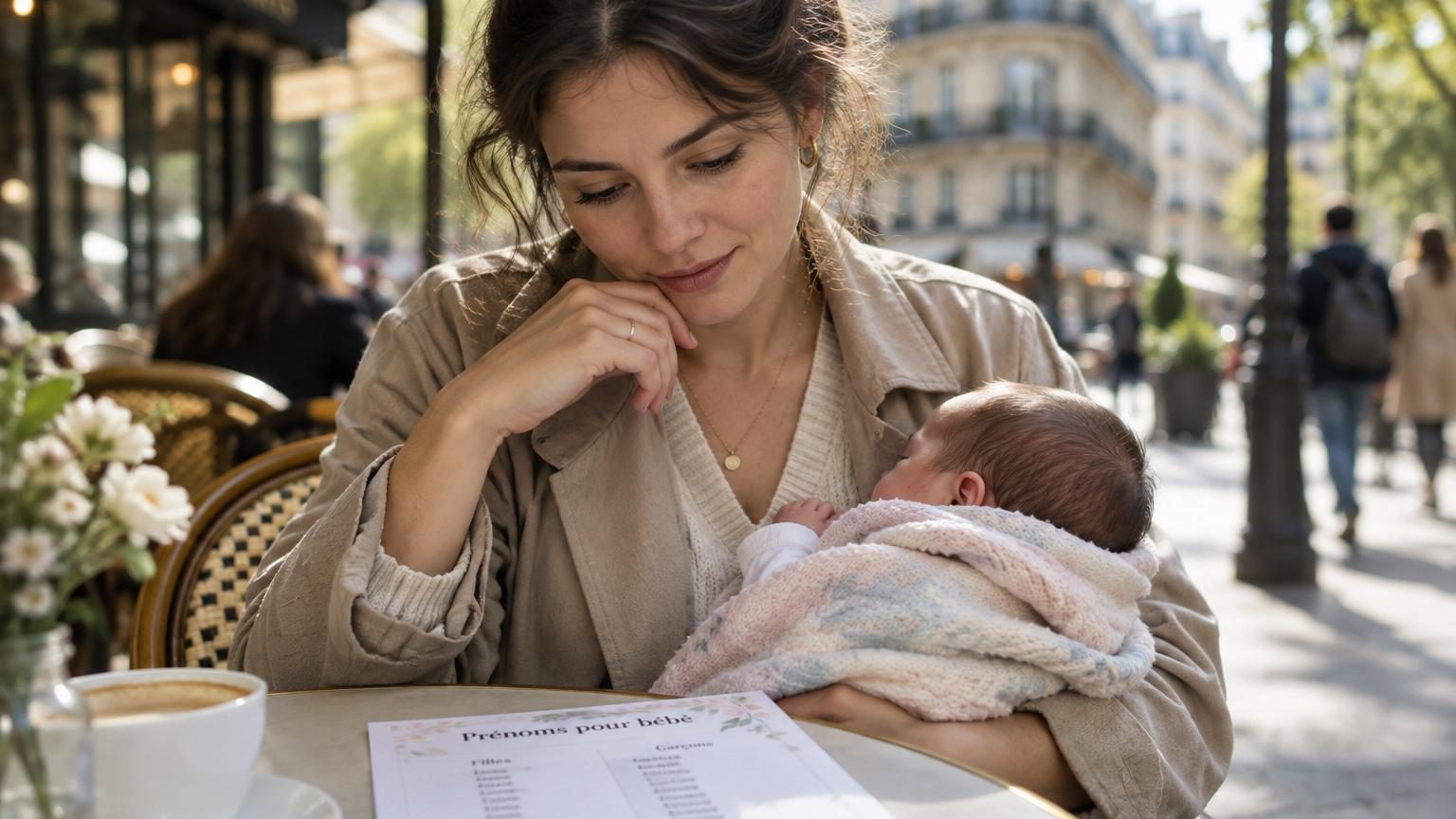 Portrait stylisé d'un jeune garçon aux cheveux blonds balayés par le vent, symbole de légèreté et de liberté associé au prénom Windy.