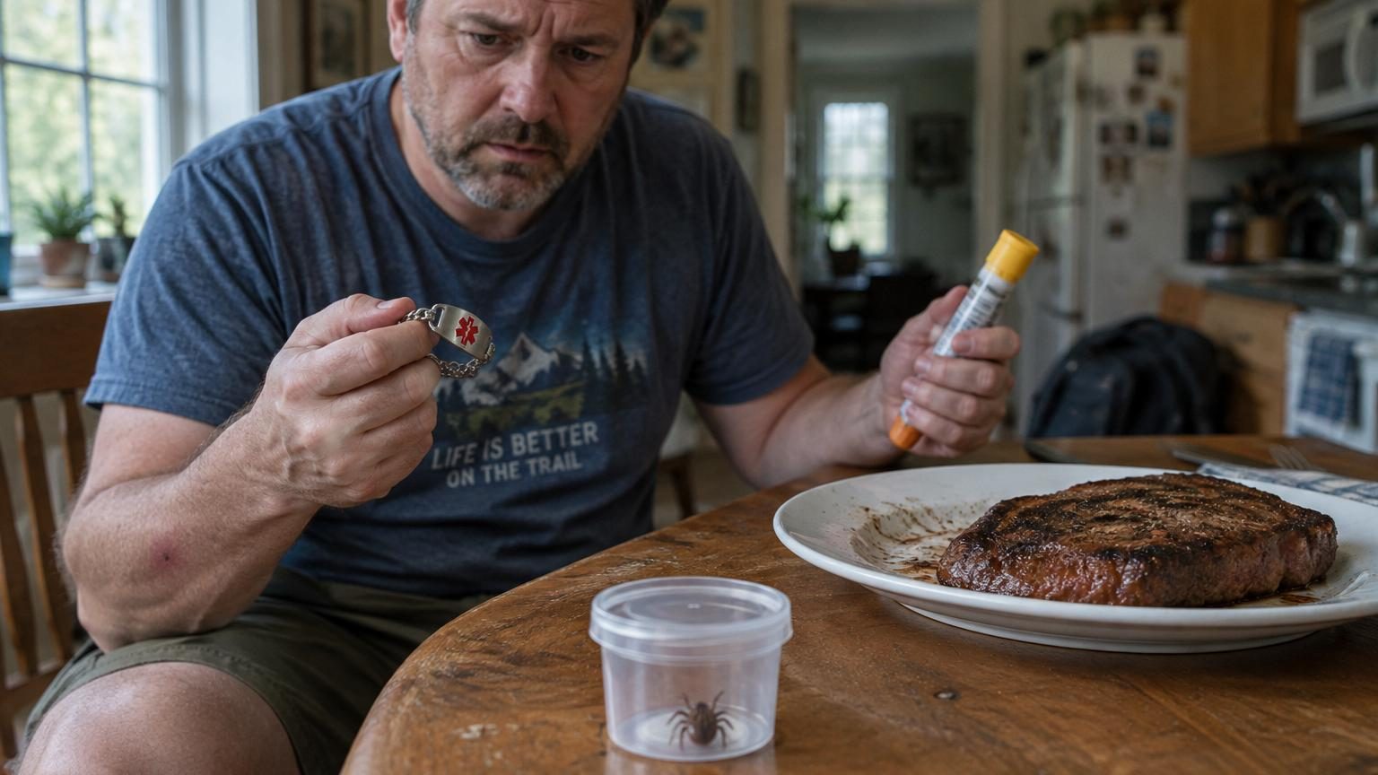 Mordu par cette tique, il ne peut plus jamais manger de viande rouge : voici pourquoi