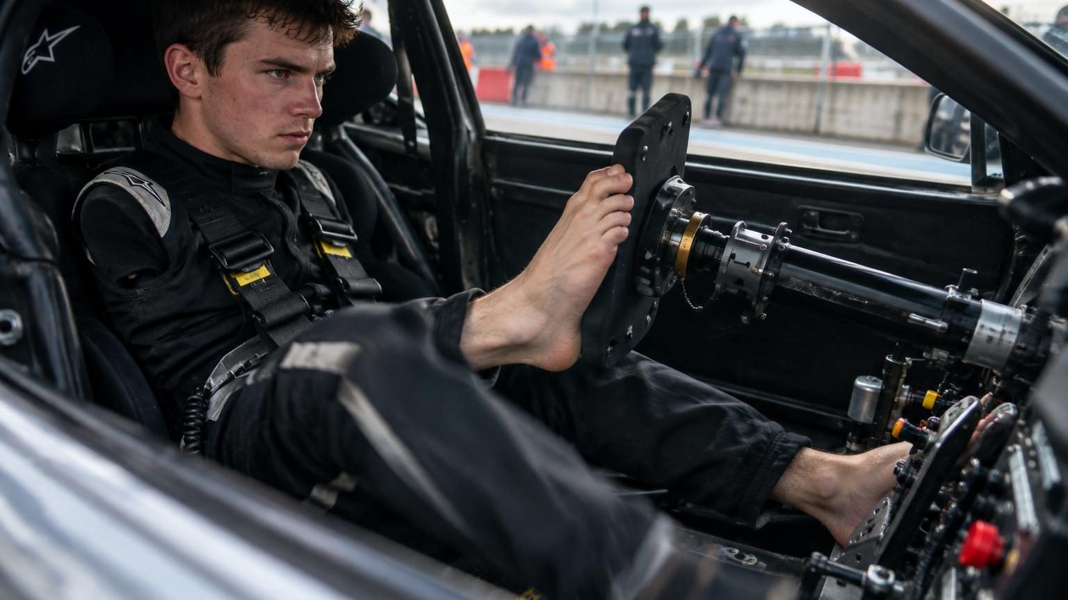 Né sans bras, il pilote avec ses pieds à 177 km/h : son objectif, entrer dans l'histoire aux 24 Heures du Mans