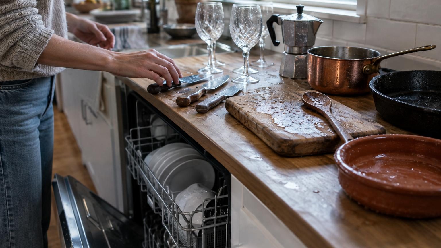 Ni les couteaux ni les verres en cristal : voici les ustensiles qu'il ne faut jamais mettre au lave-vaisselle