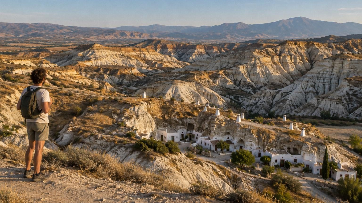 On dirait le Far West américain, mais c'est en Espagne : ce géoparc cache des déserts blancs et des villages creusés dans la terre