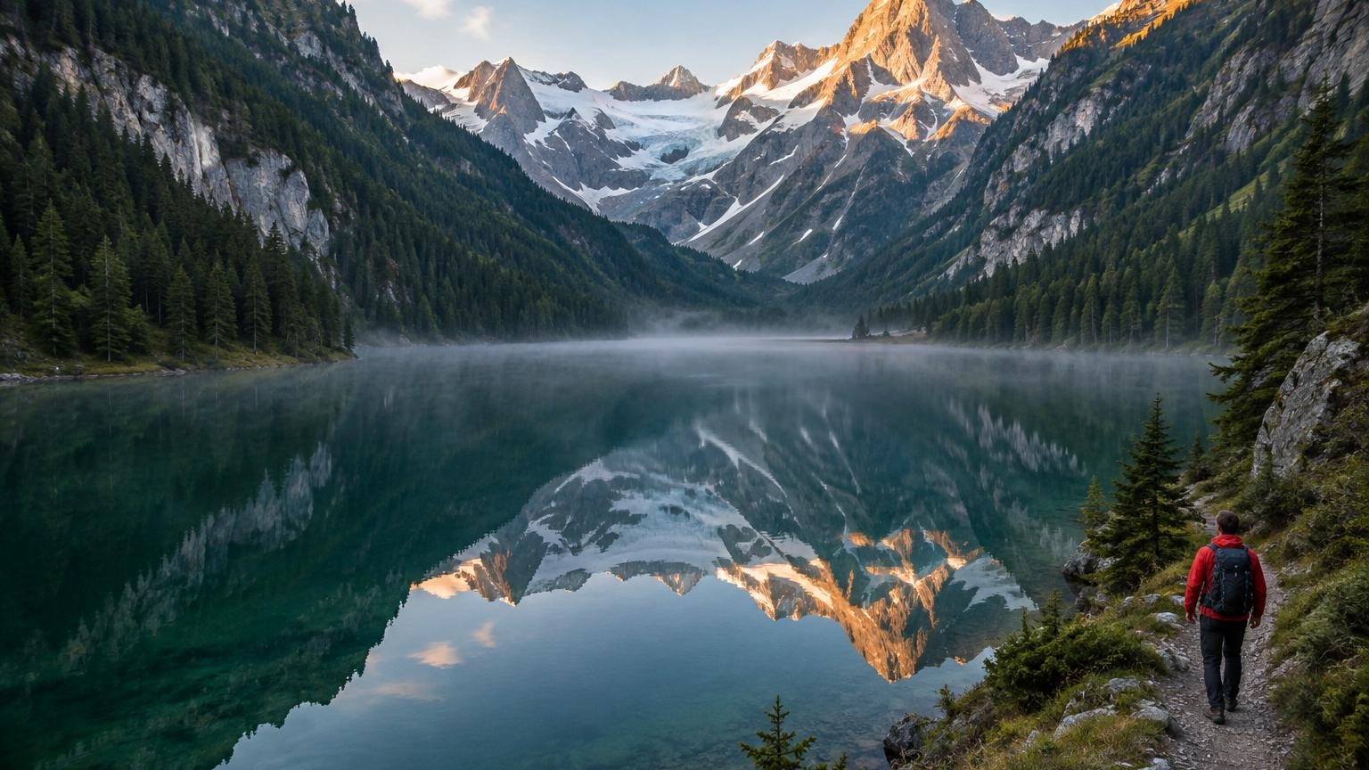 On l'appelle « l'Œil de Dieu » et il se trouve à deux pas de l'Italie : ce lac reflète glaciers et sommets, mais cache une autre histoire