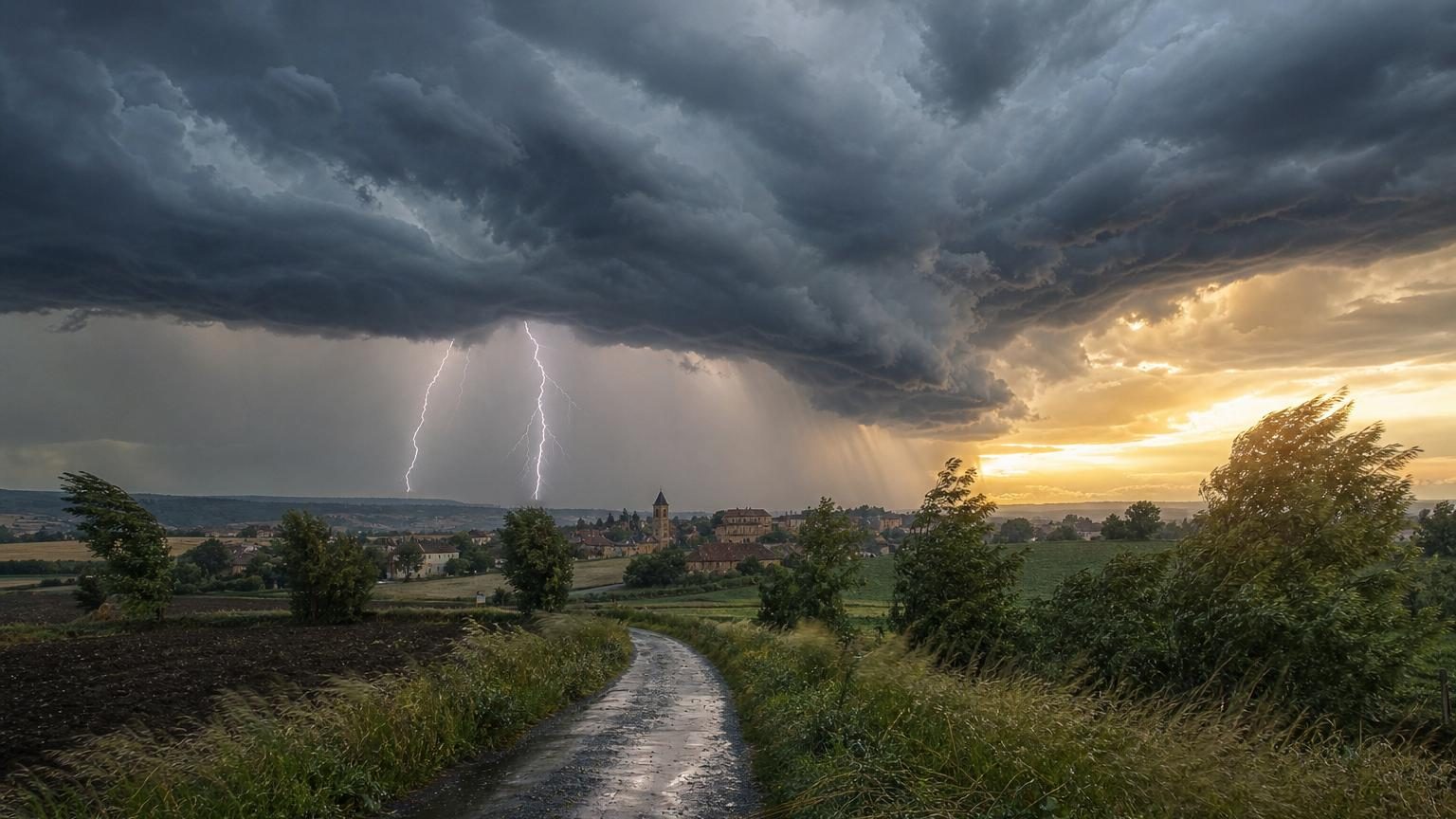 Orages ce dimanche : 61 départements menacés par la foudre, voici les zones les plus exposées