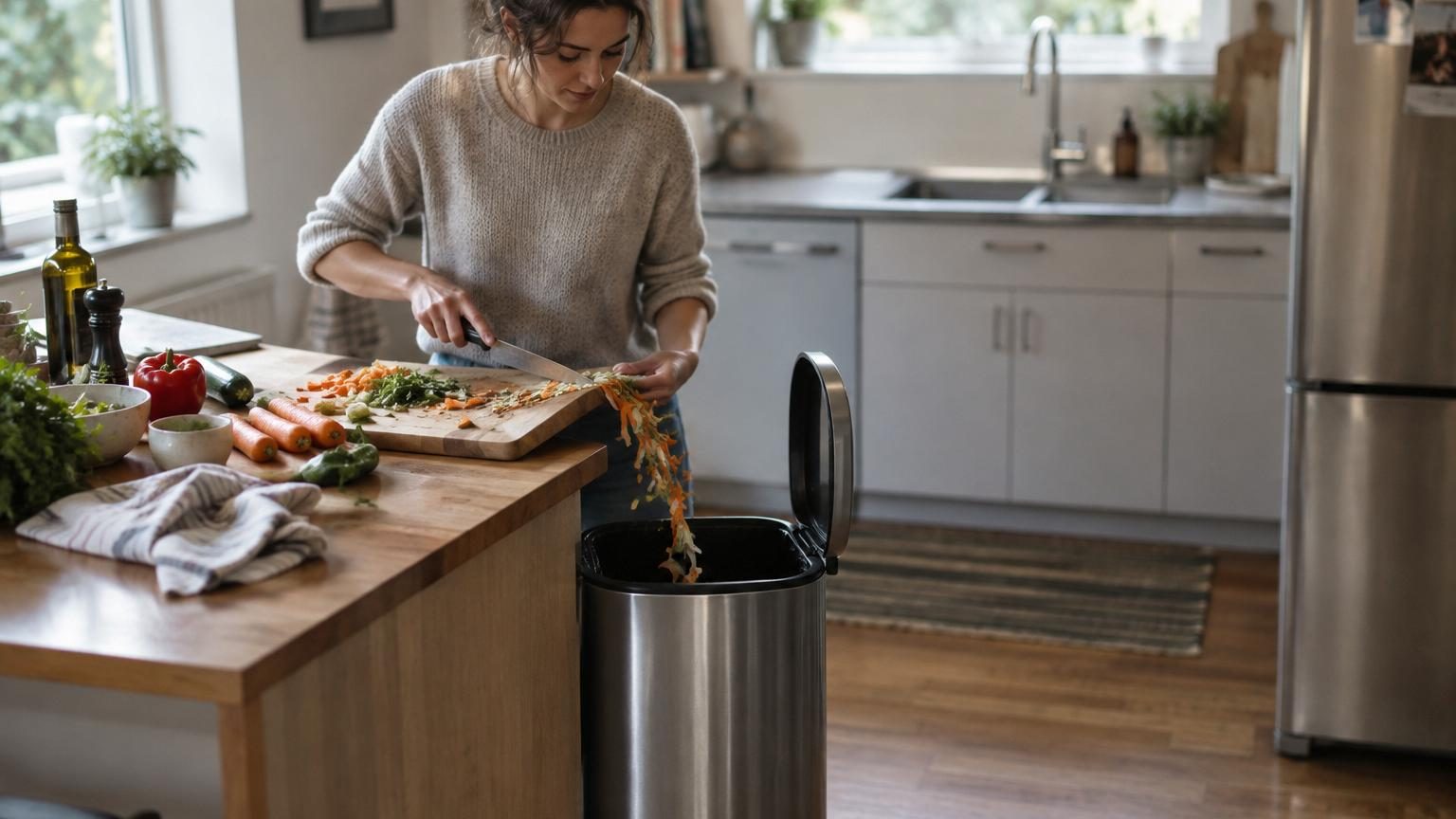 Où placer sa poubelle pour une cuisine plus hygiénique : ce n'est pas sous l'évier, mais à cet endroit