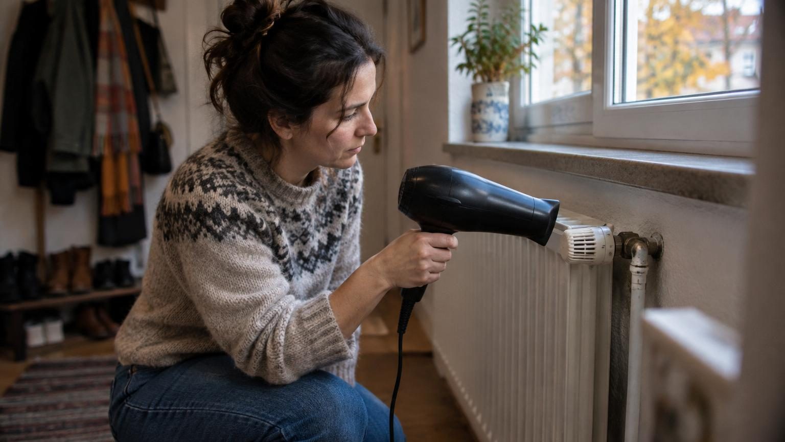 Passer le sèche-cheveux sur son radiateur avant l'hiver : voici pourquoi les experts le recommandent