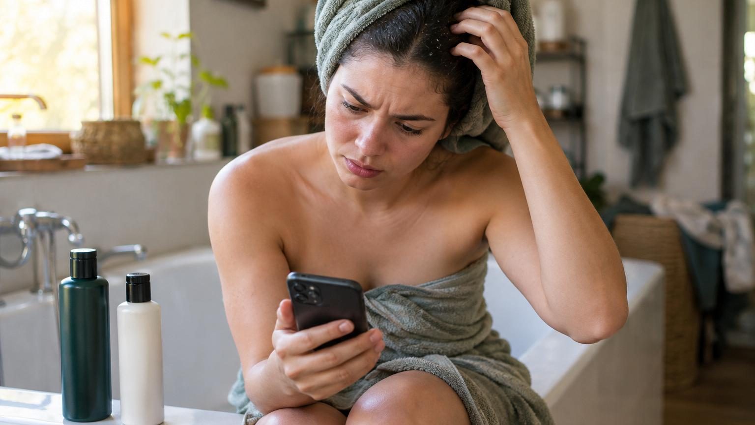 Pellicules : les dermatologues sont unanimes, alterner deux shampooings change tout, mais le vrai problème est le temps de pose