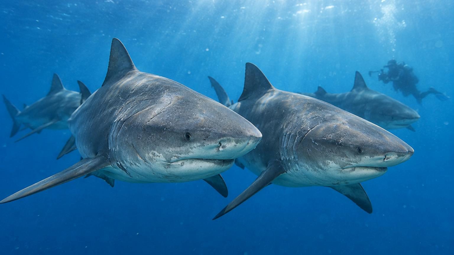 Pendant 6 ans, ils ont observé 184 requins-bouledogues aux Fidji : ces chasseurs solitaires ont en réalité des amis