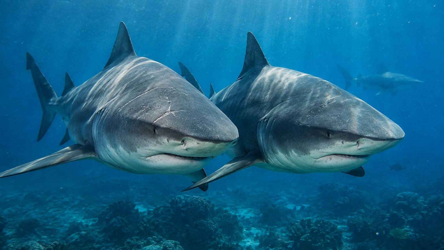 Pendant 6 ans, ils ont observé 184 requins-bouledogues aux Fidji : ces chasseurs solitaires se choisissent en réalité des amis