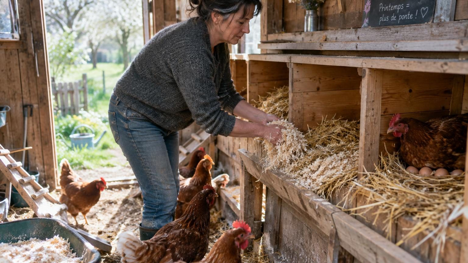 Poulailler : ce geste simple et oublié au printemps peut tripler la production d'œufs de vos poules