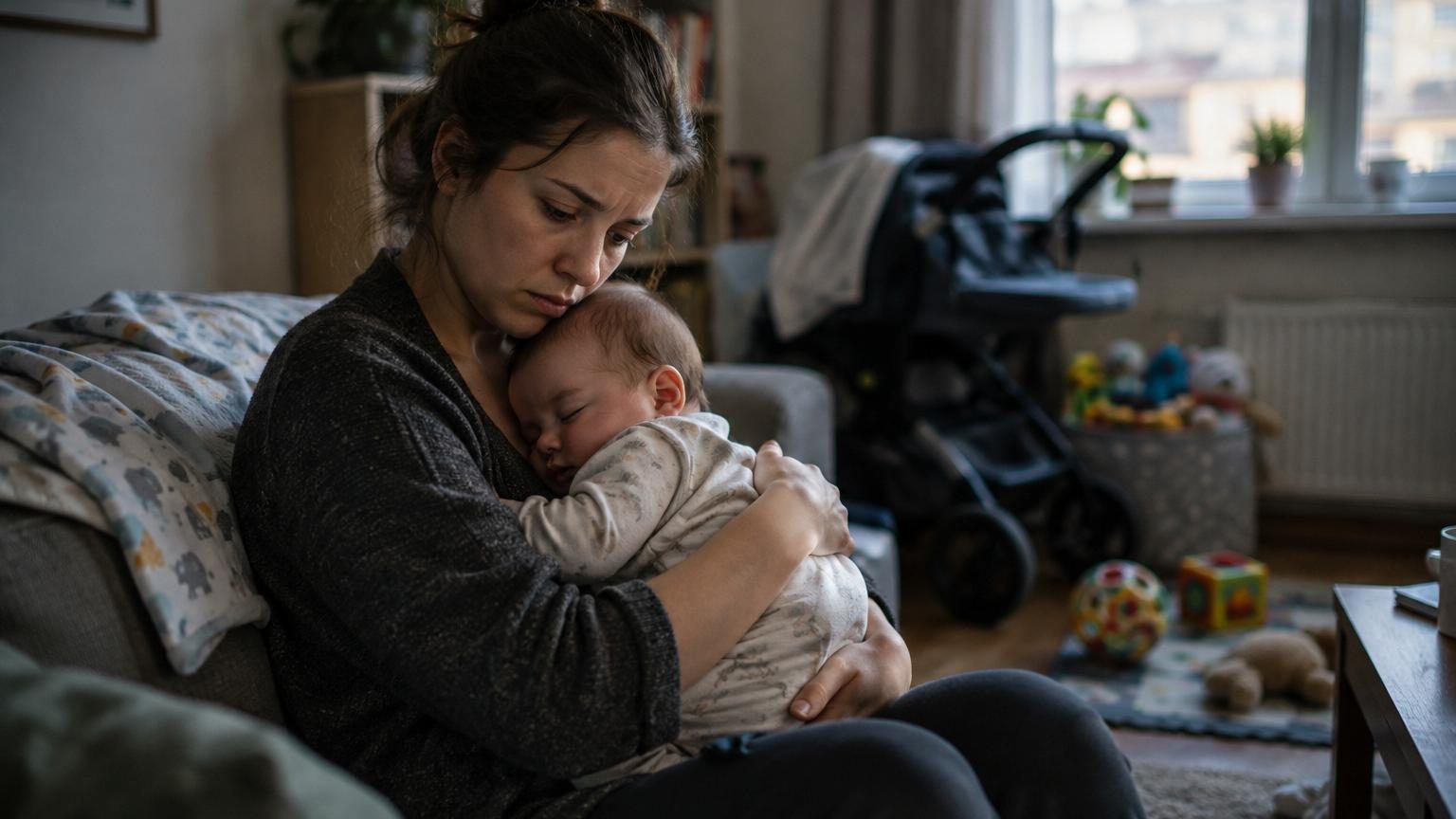 Près d'une mère sur deux a ces pensées troublantes envers son bébé : ce que révèle une étude sur les jeunes parents