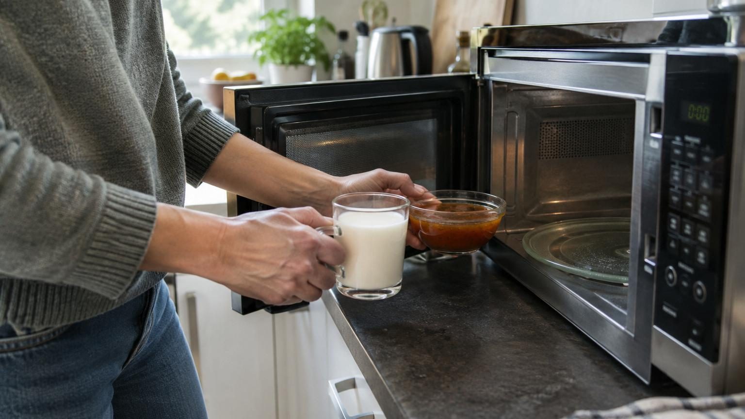 Presque tout le monde les réchauffe au micro-ondes : ces deux liquides sont pourtant déconseillés, voici pourquoi
