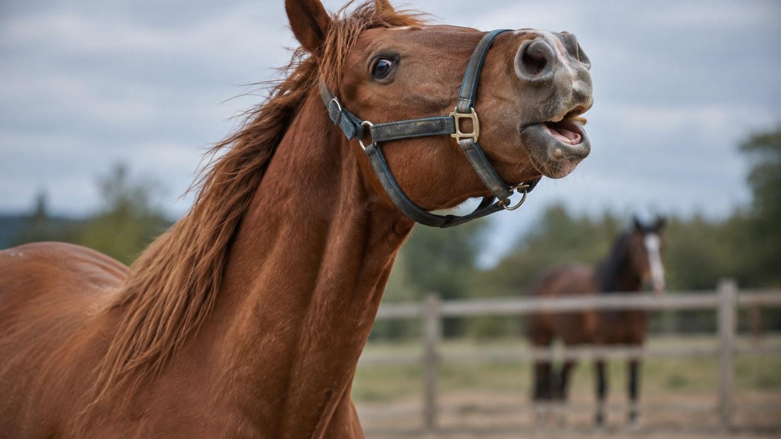 Quand un cheval hennit, il produit deux sons en même temps : une étude révèle ce que nos oreilles ne distinguent pas