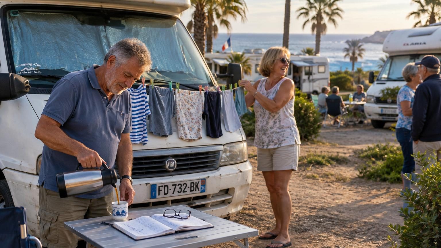 Retraités avec 2 500 euros à deux, Alain et Christelle passent l&rsquo;hiver au Maroc en camping-car : « On va pas faire des mots croisés en attendant »