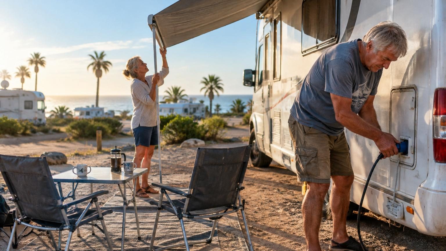 Retraités avec 2 500 euros par mois, Alain et Christelle passent l&rsquo;hiver au Maroc en camping-car : « On va pas faire des mots croisés en attendant »