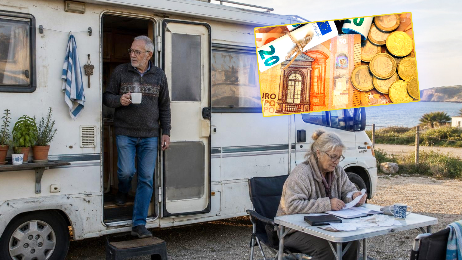 Retraités avec une petite pension, Fernando et Ana vivent dans un camping-car de 7 mètres : voici ce que ça leur fait économiser