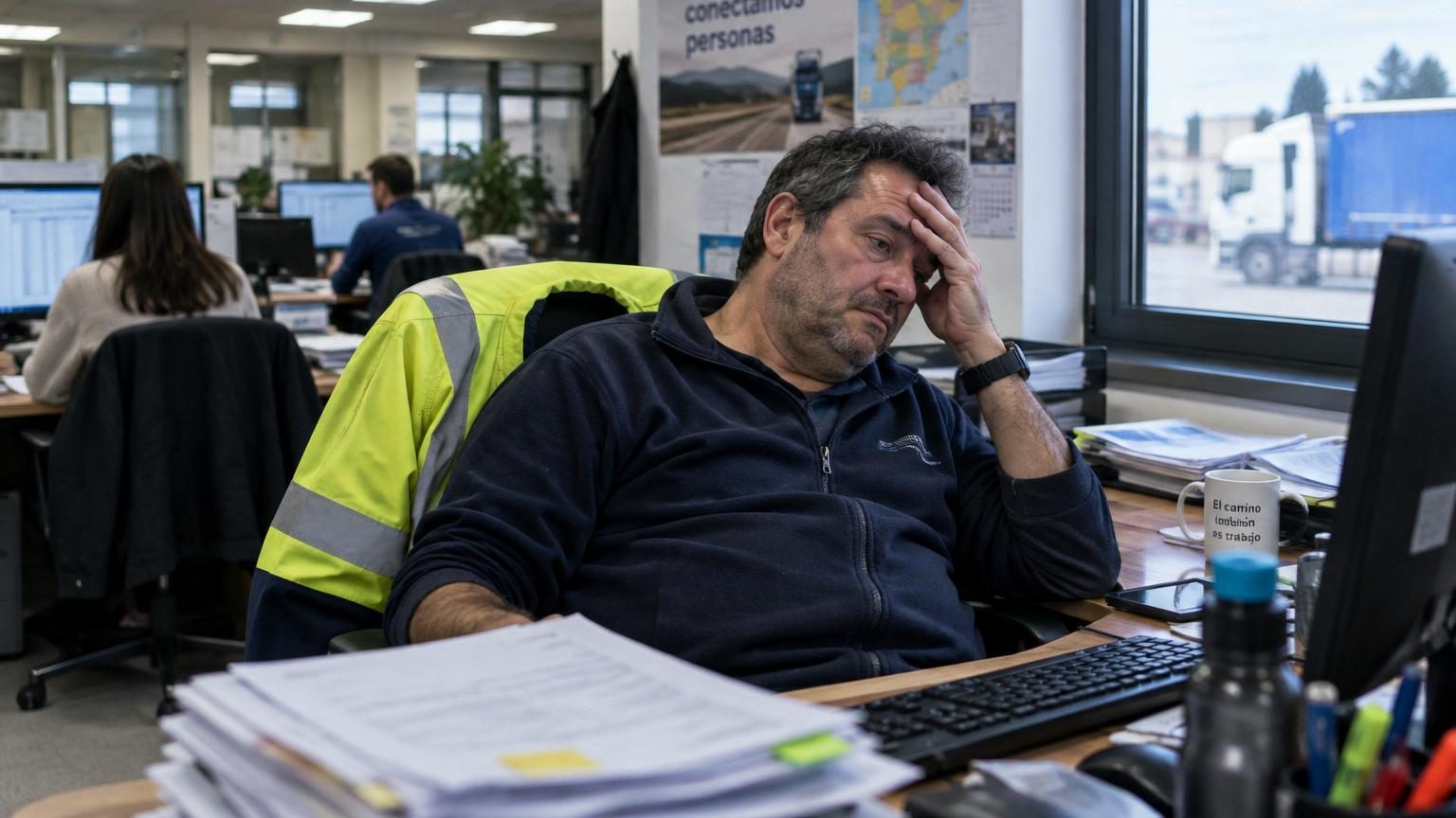 Routier depuis des années, il teste le travail de bureau pendant plusieurs jours : « Je ne le recommande pas »