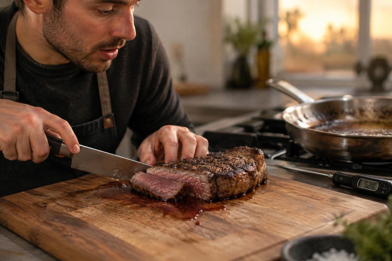 Saisir la viande ne retient pas les jus : ce mythe vient d'un chimiste allemand du XIXe siècle
