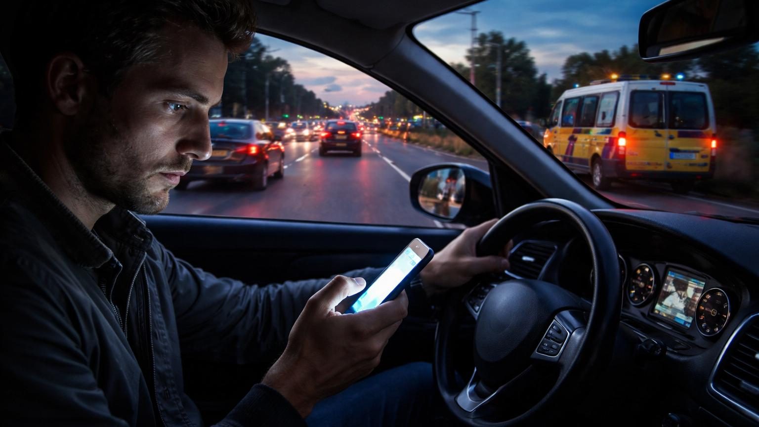 Sept automobilistes sur dix regardent leur téléphone au volant : un psychologue de la circulation révèle la vraie raison
