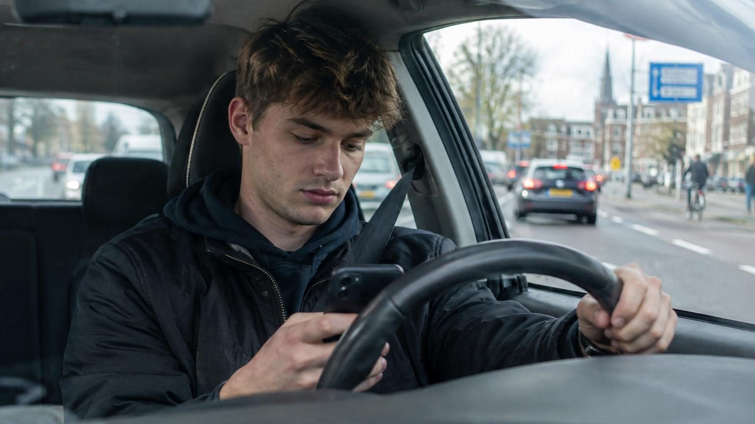 Sept conducteurs sur dix regardent leur téléphone au volant : un psychologue de la route explique pourquoi ils continuent malgré tout