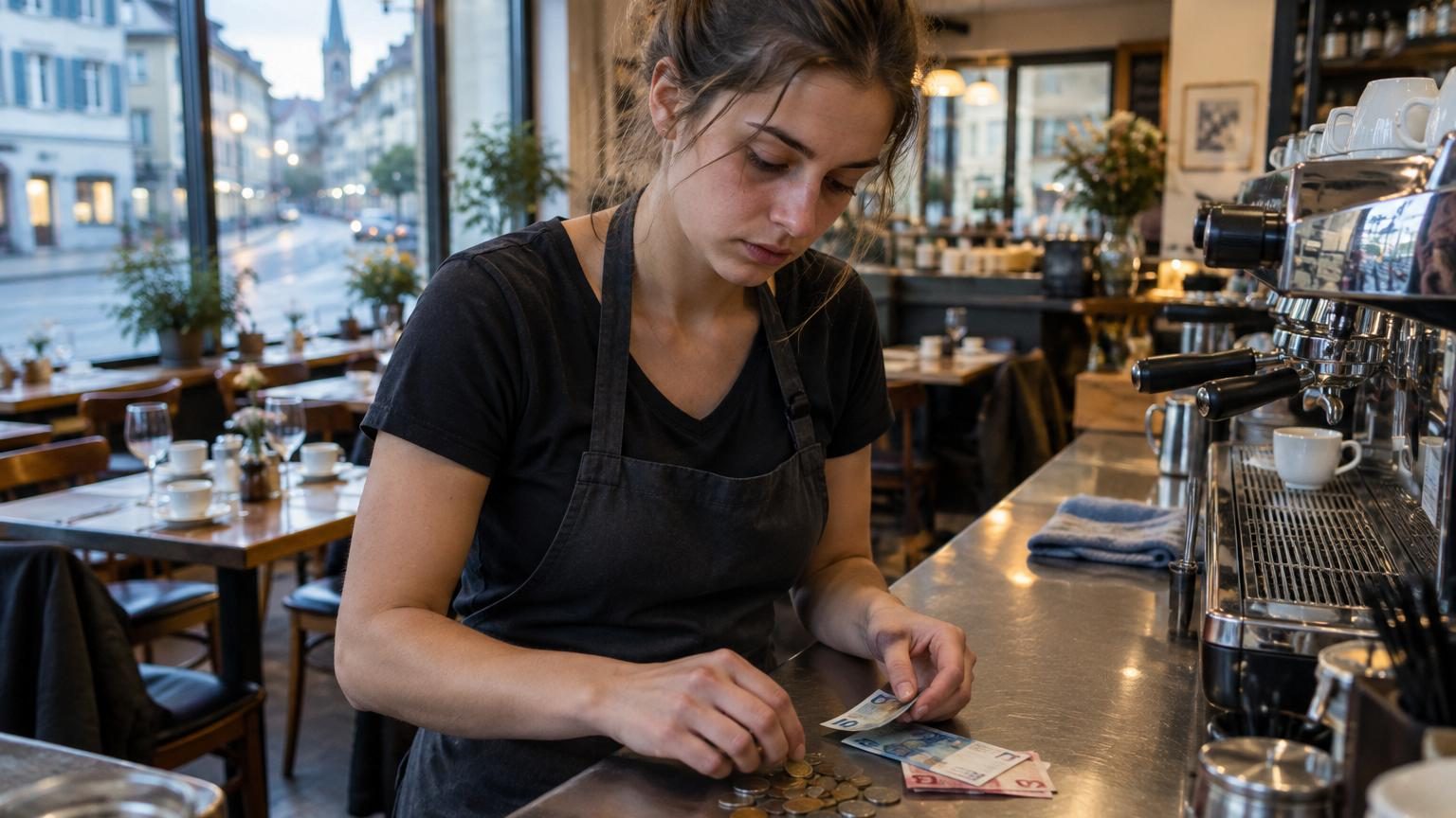 Serveuse en Suisse, Almu travaille 112 heures par semaine : voici ce qu&rsquo;elle touche vraiment avec les pourboires