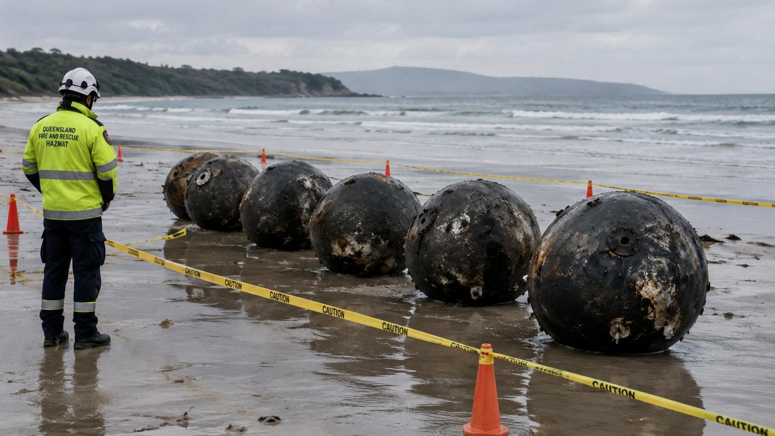 Six étranges sphères métalliques échouées sur une plage australienne : les scientifiques révèlent enfin d'où elles viennent